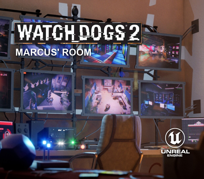 Watch Dogs 2 | Marcus' Room project thumbnail